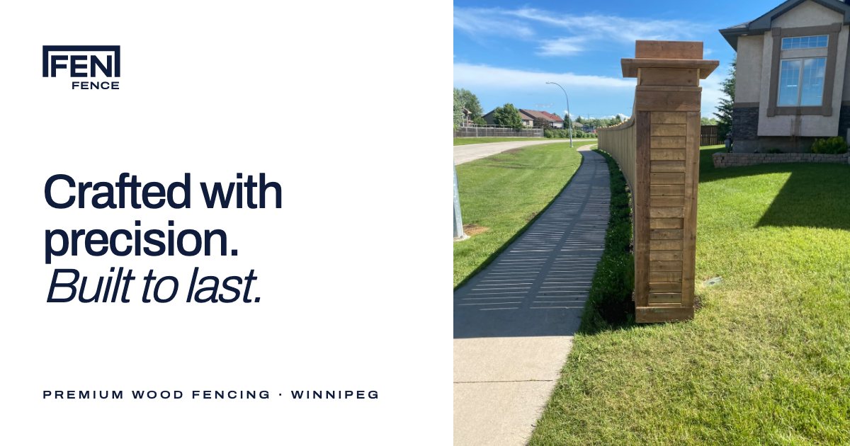 Security Property Fence Winnipeg Fence Company | Wood Fences & Installation | Fen Fence